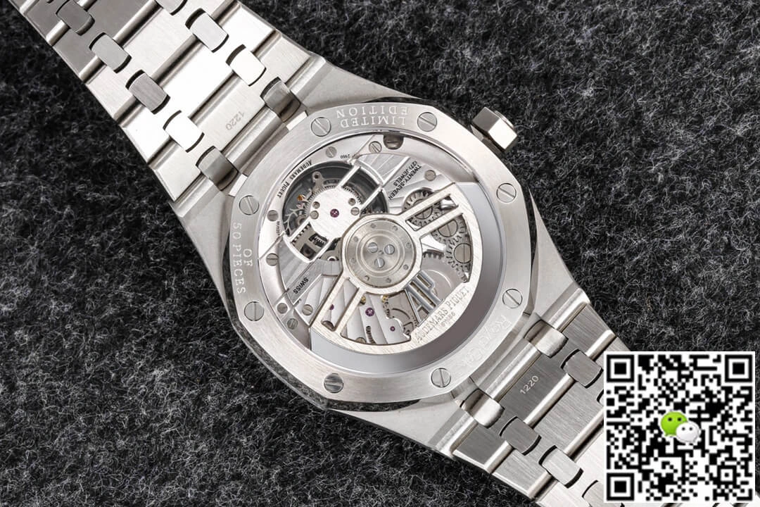 Audemars Piguet Royal Oak Tourbillon 26532IC.EE.1220TI.01 R8 Factory 1:1 Best Edition Replica Watch Silver Strap